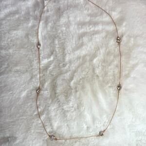 KATE SPADE New York Gold Rose Patin Rise  Shine Necklace